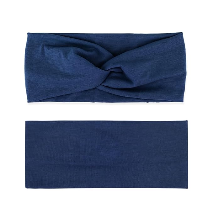 DRESHOW Headbands for Women Girls Vintage Headband Knotted Headwraps Criss Cross Hair Bands Accessories