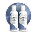 Adore Semi Permanent Hair Color (199 Luxe Blue) | Vegan & Cruelty-Free Blue Hair Dye | No Ammonia, No Peroxide, No Alcohol | 4 Fl Oz Each (Pack of 2)