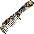 Giorgio G55 Wide Tooth Detangling Comb for Wet Hair, Handmade Large Tooth Rake Comb for Women with Thin to Medium Thickness Hair (8")