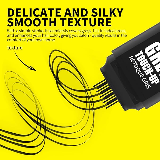 SEVICH Hair Color Stick For Gray Roots- Instantly Cover Grey Hair Dye Comb,Four Toothed Comb Design for Sparse Hairlines Coverage, Contains Natural Plant Extracts,for Men and Women,15g(Black)
