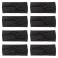 DRESHOW Headbands for Women Girls Vintage Headband Knotted Headwraps Criss Cross Hair Bands Accessories