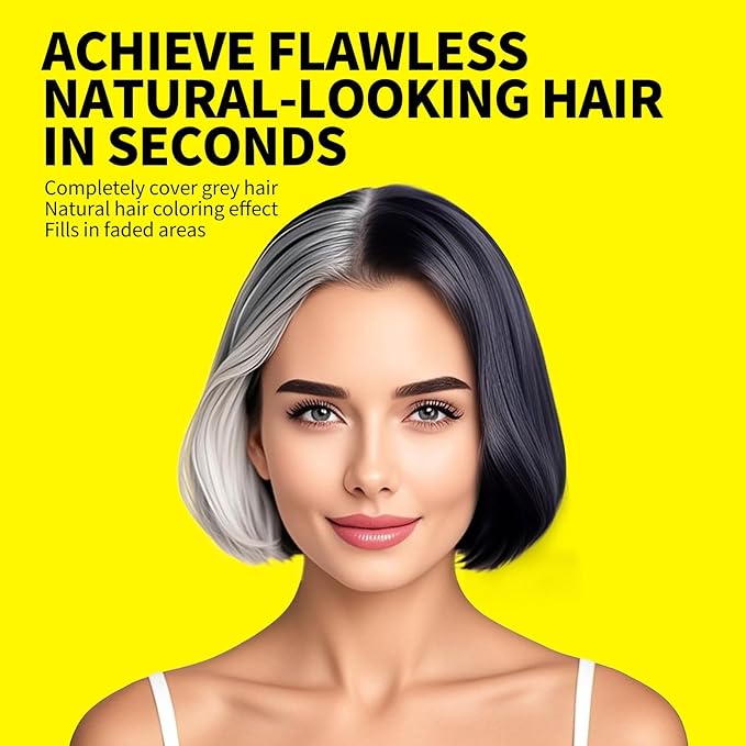 SEVICH Hair Color Stick For Gray Roots - Instantly Cover Grey Hair Dye Comb,Waterproof And Sweatproof, Four Toothed Comb Design, For Carrying Around,8ml(Dark Brown)