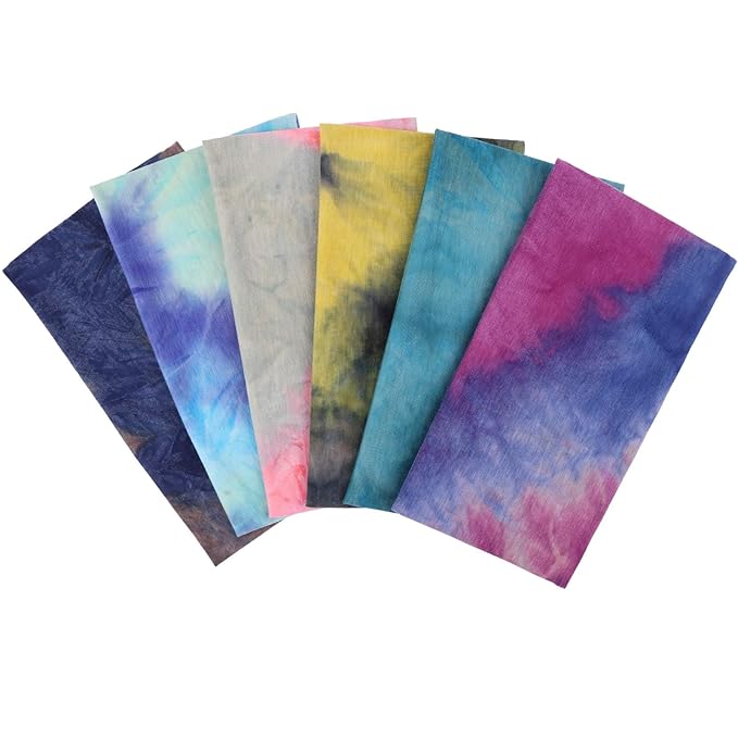 6 Packs Wide Headbands for Women Stretch Fashion Headband Boho Extra Large Turban Headband for Yoga, Working Out, Travel or Running Hairband Girls Accessories