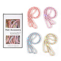 Sport Hair Ties for Women Elastic Braided Hair Ties for Gym Pony Tails