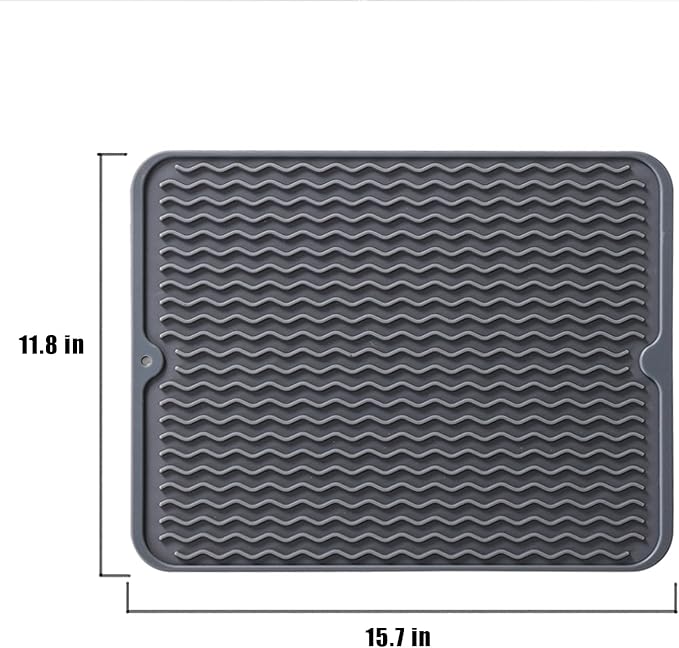Heat Mat for Curling Iron, Oversize Silicone Resistant Mat for Hair Tools, Hot Pad for Hair Straightener, Flat Irons and Hot Hair Styling Tools Home Travel Gym Salon (15.7" x 11.8")