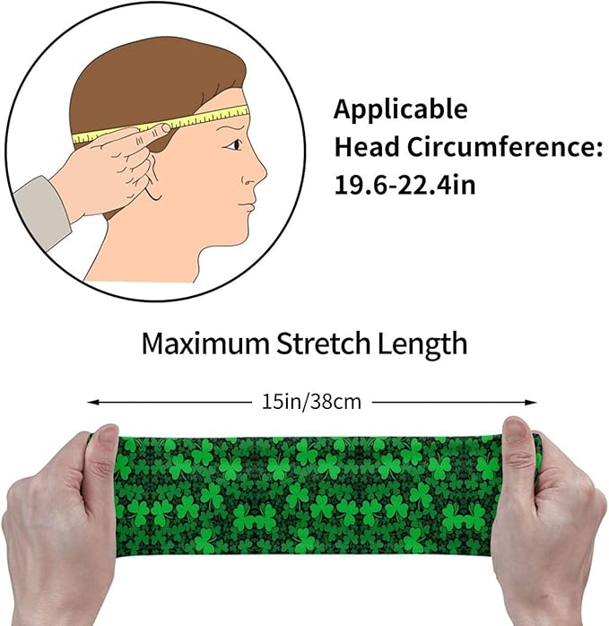 Sports Sweatband for Men and Women, Sweat-Absorbing Headbands for Moisture Wicking, Suitable for Fitness Running Cycling Hiking Yoga Football Exercise