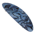 Camila Paris CP2984 French Hair Barrette Clip Handmade Oval Blue, Strong Hold Grip Hair Clips for Women, No Slip Rubberized Metal Closure, Durable Styling Girls Hair Accessories, Made in France