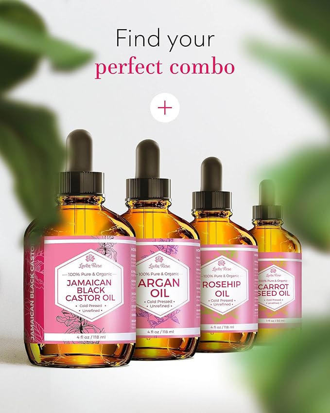 Leven Rose Jojoba Oil, Pure Cold Pressed Natural Unrefined Moisturizer for Skin Hair and Nails 16 Fl. oz