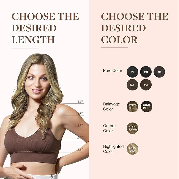 GOO GOO Clip in Hair Extensions Real Human Hair, Remy Human Hair Extensions Clip ins for Women, Natural Human Hair, 20inch 110g 7Pcs, 5A/90/16F Bahamian Balayage