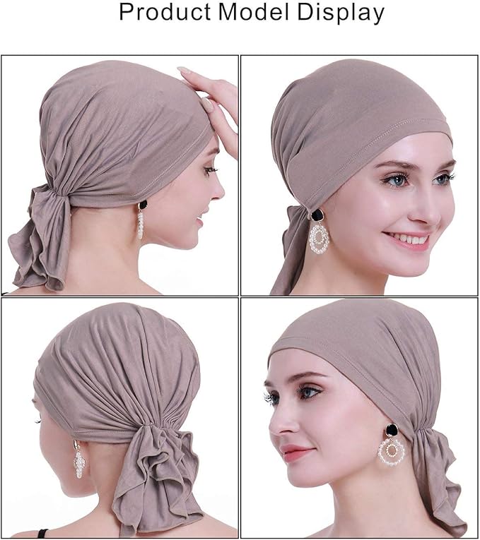 osvyo Chemo Headscarf for Women Hair Loss - Cancer Slip On Headwear Turbans Sealed Packaging