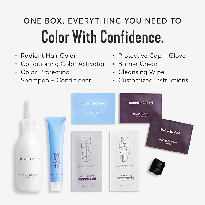 Madison Reed Radiant Hair Color Kit - 4.5NNN Darkest Brown with Warm Tones (Barletta Brown), 100% Gray Hair Coverage Permanent Hair Dye for Resistant Grays | PPD-Free & Ammonia-Free, 2 Pack