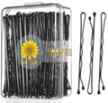 100PCS 2.4Inch Bobby Pins Black,Pain-Free Bobby Pins for All Hair Types,Hair Pins for Women Girls,Hairpins for Buns with Box(Black)