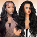Arabella Hair 13x6 Lace Front Wigs Human Hair 210% Density Glueless Wig Human Hair 100% Body Wave Human Hair Wigs 12A Pre Plucked Pre-Bleached Pre-Cut Glueless Wig (22inch,13x6 body wave)