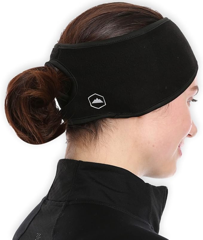 Tough Headwear Winter Headbands for Women - Ear Warmers - Ear Muffs for Winter - Fleece Headband for Men & Women for Cold Weather