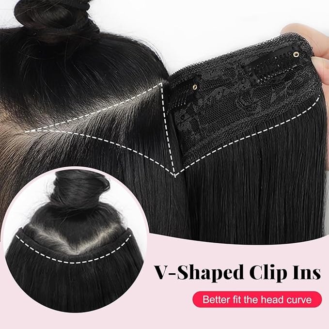 ALXNAN Long Wavy Hair Extensions for Women, Clip in Hair Extensions Clip Ins Soft Full Head Synthetic Hairpieces 20 Inch Light Brown Mixed Ash Blonde