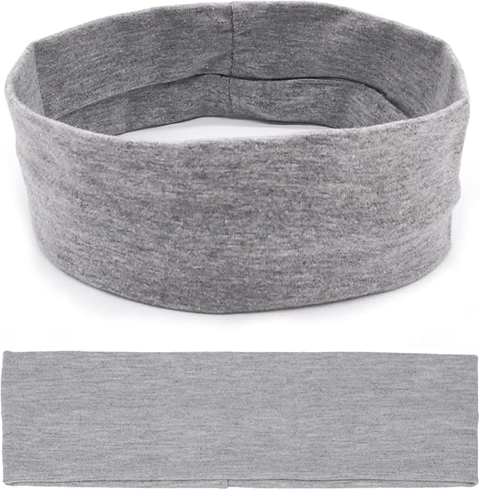 Yoga Headbands for Women, Non Slip Elastic Sweat Hairbands, Solid Color Head Accessories Headscarves Hair Hoop, Sweat-Absorbing Hairbands for Sports, Fitness, Running