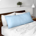 Bare Home Microfiber Body Pillow Cover - Ultra Soft - Cooling Pillowcase - Double Brushed - Pillowcase with Zipper Closure - Easy Care (20''x54'' Body Pillow Cover, Light Blue)
