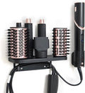 KEEPOW Hair Dryer Holder Compatible with Shark FlexStyle, Wall Mount Hair Dryer Organizer Blow Dryer Holder, Storage Rack with Cord Hanger for Attachment Curlers Brushes Diffuser Accessories