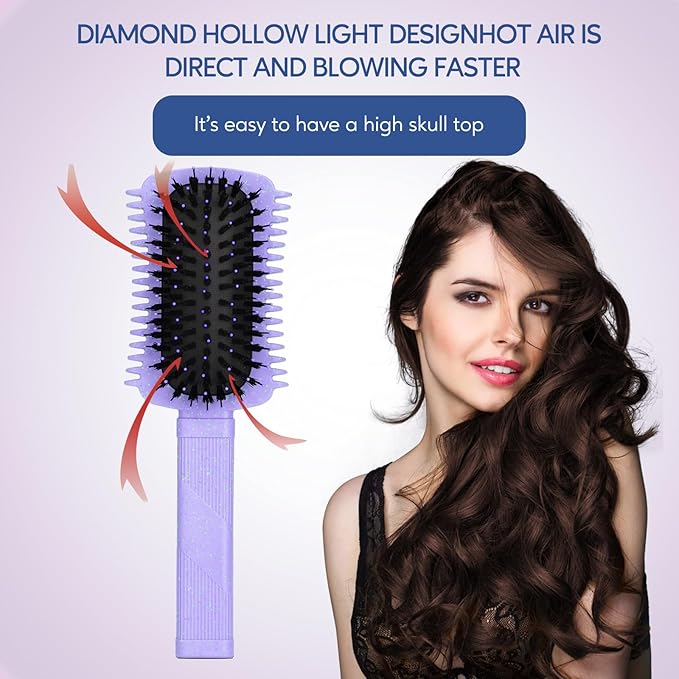 Curl Defining Brush, Volume Curly Hair Brush Products for Effortlessly Detangling Combing and Styling Women's Curls, Waves & Coils, Hair Tools to Reduce Pulling