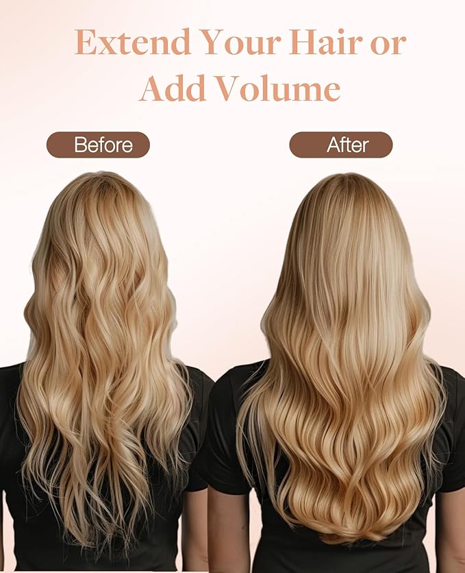 GOO GOO Invisi Edge Tape in Hair Extensions Human Hair, 60A Platinum Blonde, 10pcs 18inch 25g, Virgin Remy Hair, Seamless Injected Tape, Natural Look