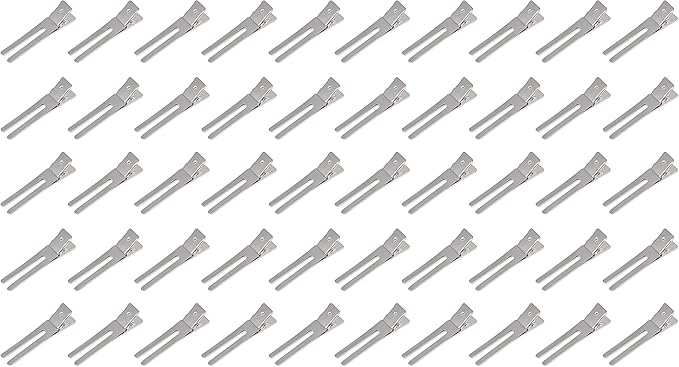 Curly Girl® 50 Double Prong, Root Lifting Hair Clips for Adding Volume to Curly Hair