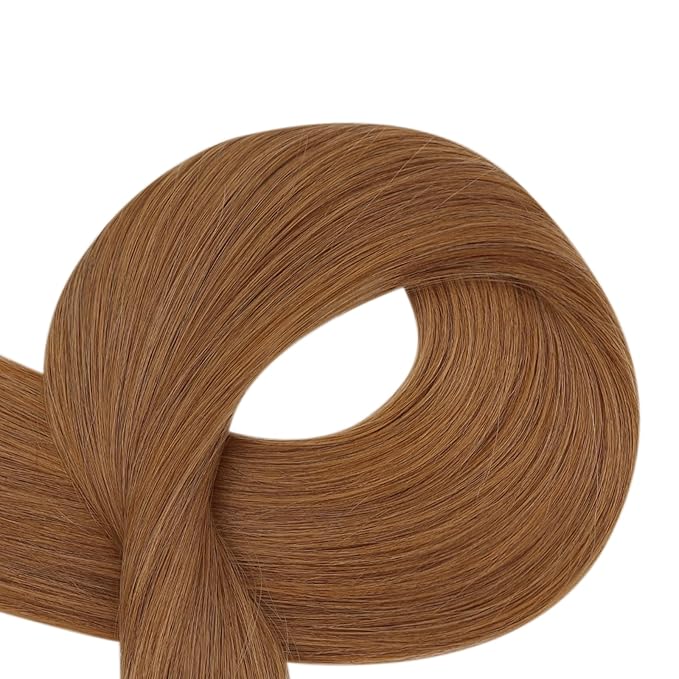Full Shine Invisible Tape in Extensions Real Human Hair Color 330 Auburn Seamless Hair Extensions Tape in 18 Inch 50Gram Double Sided 20Pcs Straight Remy Human Hair Extensions Add Volume for Party