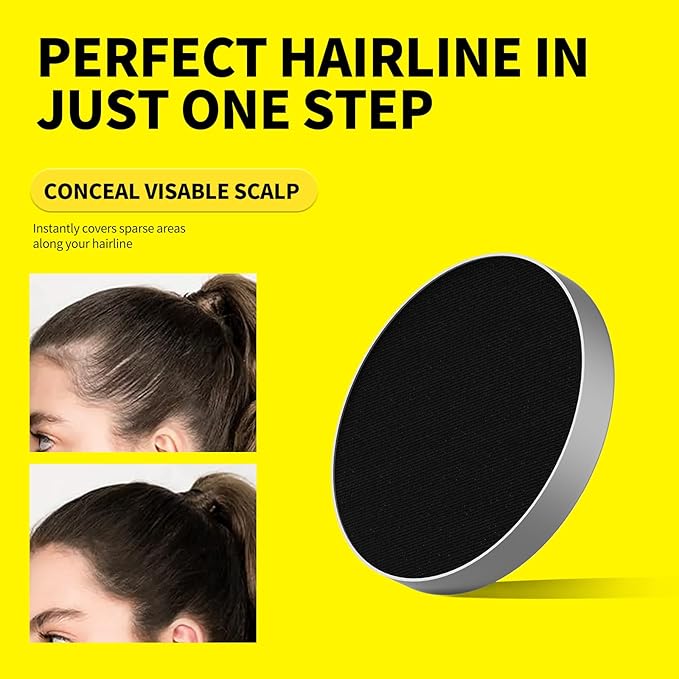 SEVICH Magnetic Replaceable Hairline Powder, Refill Pack 3 Pcs- Interhair Concealer, Environmentally Friendly Replacement, Waterproof and Sweatproof, Long lasting Coverage (Brown)