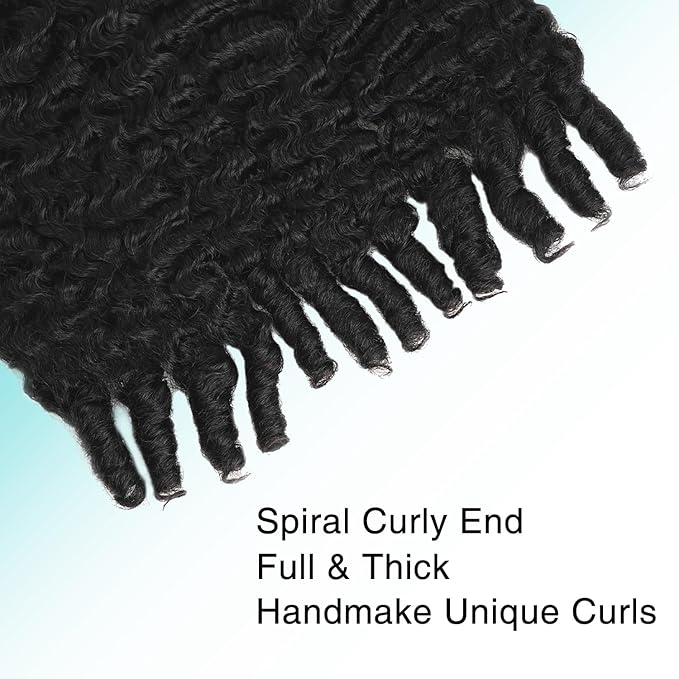 Burmese Curly Clip In Hair Extensions Real Human Hair 8pcs 120g/Set Spirally Curly Classic Clips Ins Full Head For Black Women 18 Inch Natural Black