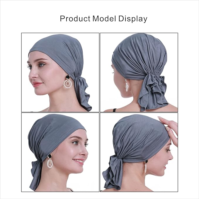 osvyo Chemo Headscarf for Women Hair Loss - Cancer Slip On Headwear Turbans Sealed Packaging