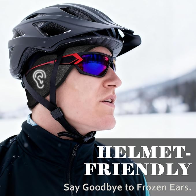beister Ear Warmers for Women and Men, Fleece Winter Running Headbands with Ear Muffs, Windproof Thermal for Outdoor Sports