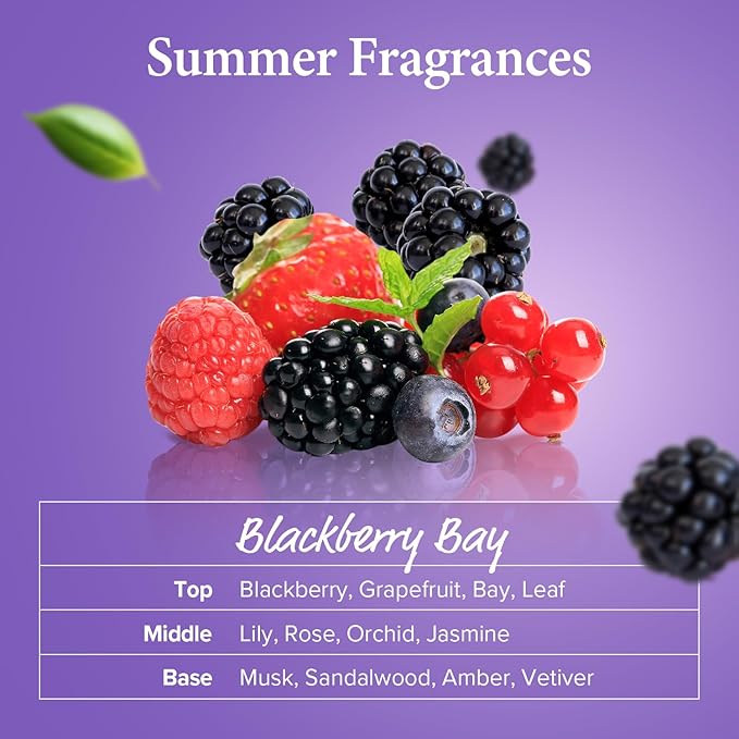 KUNDAL Cherry Blossom Conditioner + Blackberry Bay Shampoo Set | Damage Repair, Deep Hydration & Long-Lasting Fragrance Duo