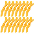 Ondder 14 Pcs Yellow Hair Sectioning Clips - Alligator Hair Clips for Coloring, Cutting and Styling Hair Accessories for Women, Men, Girls, Teens