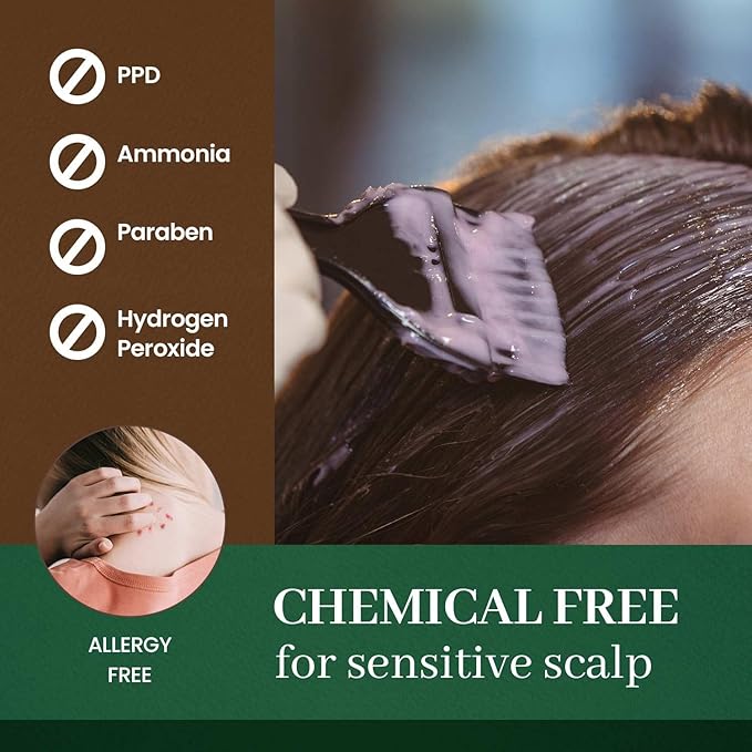 Dongsung Herb Speedy Color Cream(Dark Brown) – Korean Herbal Vegan Hair Dye, PPD-Free, Ammonia-Free, Hypoallergenic – 100% Gray Coverage, Odorless, Dermatologically Tested, Quick 20-Minute Application