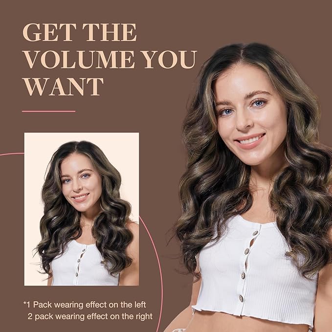 GOO GOO Clip in Hair Extensions Real Human Hair, Remy Human Hair Extensions Clip ins for Women, Natural Human Hair, 22 Inch 170g 7Pcs, 1B/16/1B Balayage Natural Black to Light Blonde
