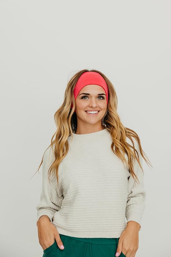 Maven Thread 4" Wide Workout Headbands for Women (4 Pack) – Non-Slip Sweatbands for Gym, Running & Yoga