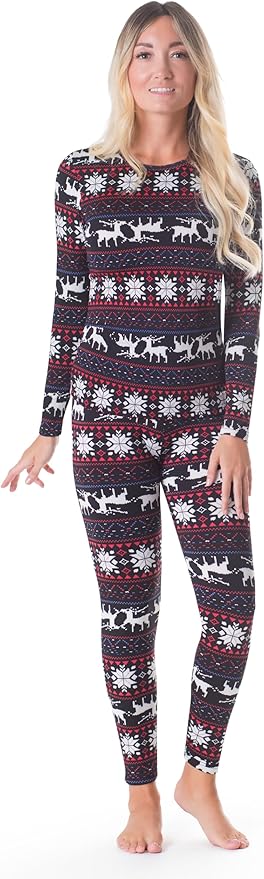 Rocky Thermal Underwear Women Long Johns Womens Thermals Top Bottom Set Fleece Lined Under Wear Clothes Base Layer Thermals