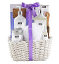 Source Verite Deluxe Lavender Spa Gift Basket for Women, 8 Piece Relaxation Set with Aromatherapy Bath Essentials, Luxury Stress Relief Self-Care, Calming Gifts for Birthday, Mother’S Day, Thank You