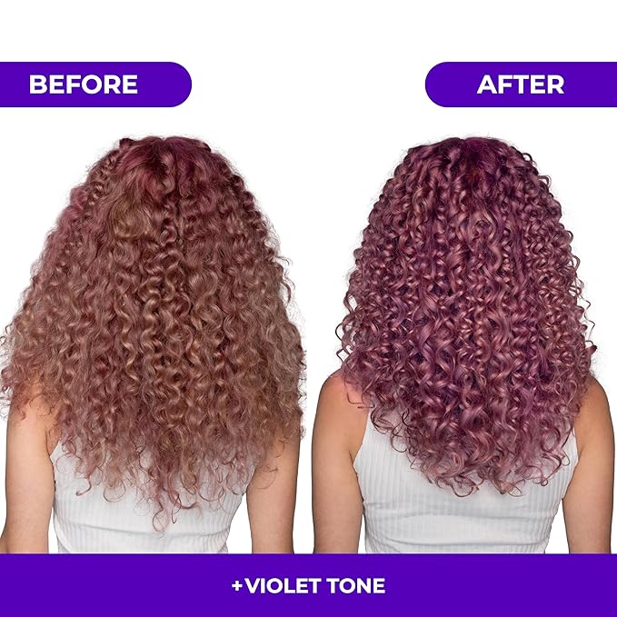 naissant Lilac Violet Hair Toning Mask | Ultra High-Purity Pigments | Color Depositing Violet Tone | Hyaluronic Acid, Collagen & Biotin | Paraben, Ammonia & Sulfate Free | 10.1 Fl. Oz