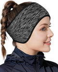 beister Ear Warmers for Women and Men, Fleece Winter Running Headbands with Ear Muffs, Windproof Thermal for Outdoor Sports
