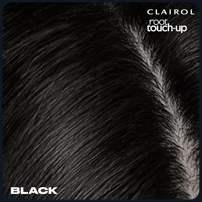 Clairol Root Touch-Up Temporary Concealing Powder, Black Hair Color, Pack of 3