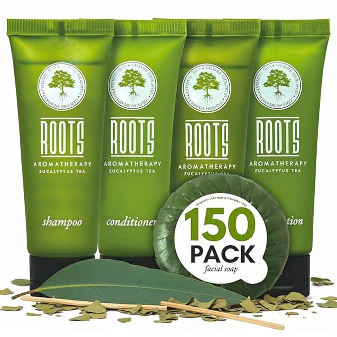 Travel Size Shampoo and Conditioner Supplies For Guests,Airbnb Essentials for Hosts,Mini Shampoo And Conditioner Sets,Hotel Toiletries,Air Bnb Kit For Bathroom Wash Lotion,(150 Pcs)