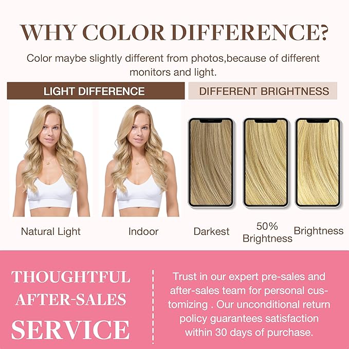 GOO GOO Clip in Hair Extensions Real Human Hair, Remy Human Hair Extensions Clip ins for Women, Natural Human Hair, 18inch 170g 9Pcs, #16/22 Light Blonde Highlighted Golden Blonde
