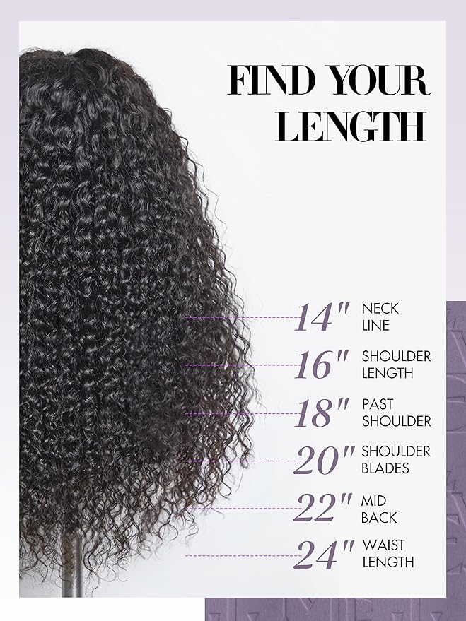 LUVME Burmese Curly Clip in Hair Extensions Real Human Hair Messy Curly Clip Ins Fullness with 2 Pack for Women Brazilian Remy Human Hair Natural Black 135g 20Inch