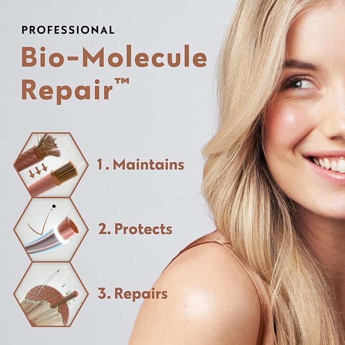 FOUR REASONS Bio-Molecule Repair Hair Mask for Damaged Hair – Hydrating & Deep Conditioning Hair Mask & Bond Repair Treatment for Dry, Frizzy, or Color Treated Hair – Vegan & Sulfate-Free, 10.1 Fl Oz