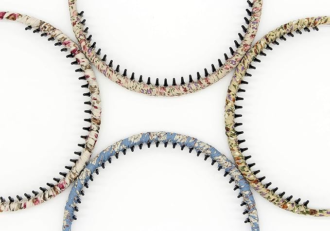 Fashion Comfy Short Headband - Non-Slip Hair Hoop Teeth Comb Hairband for Women & Girls (4 Colors)