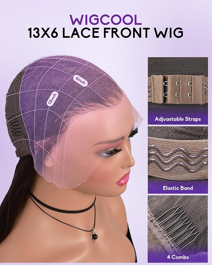 13x6 Lace Front Wigs Human Hair 180 Density Straight Transparent Lace Front Wigs Human Hair Pre Plucked Wigs for Women Glueless Wigs No Synthetic Blend Triple Lifespan 3X 28inch