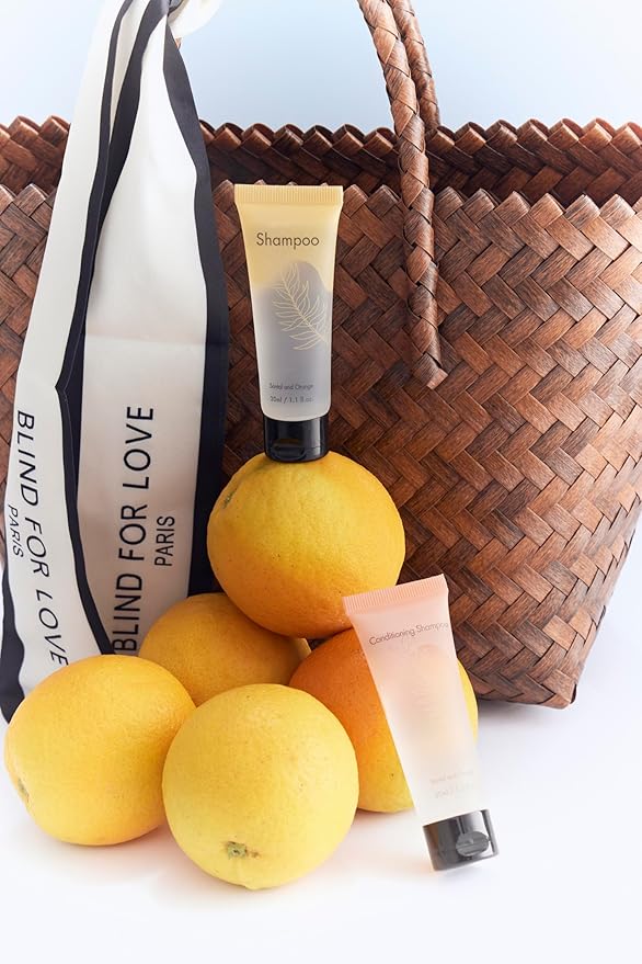 2 in 1 Shampoo and Conditioner Bulk Double Sealed Individually Wrapped Travel Size Shampoo & Conditioner 2in1 Set Hotel Supplies and Toiletries for Guest