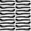 Duckbill 20 PCS Hair Clips for Sectioning -4.3” Professional Non-Slip Hair Clamps with Silicone Band, Gentle No-Mark Hold for Thick Hair, Styling & Coloring