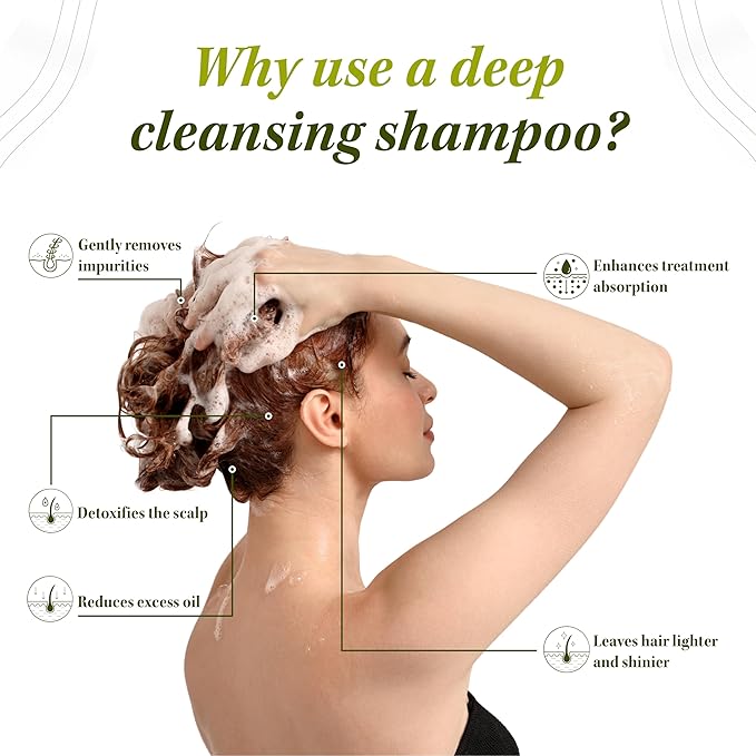 Expert Hair Bio Protein Restructuring Cream and Deep Cleaning Shampoo, Brazilian Keratin Treatment Kit for All Hair Types, Formaldehyde-Free, Sulfate-Free, Vegan, Eco-Friendly, Shiny Hair