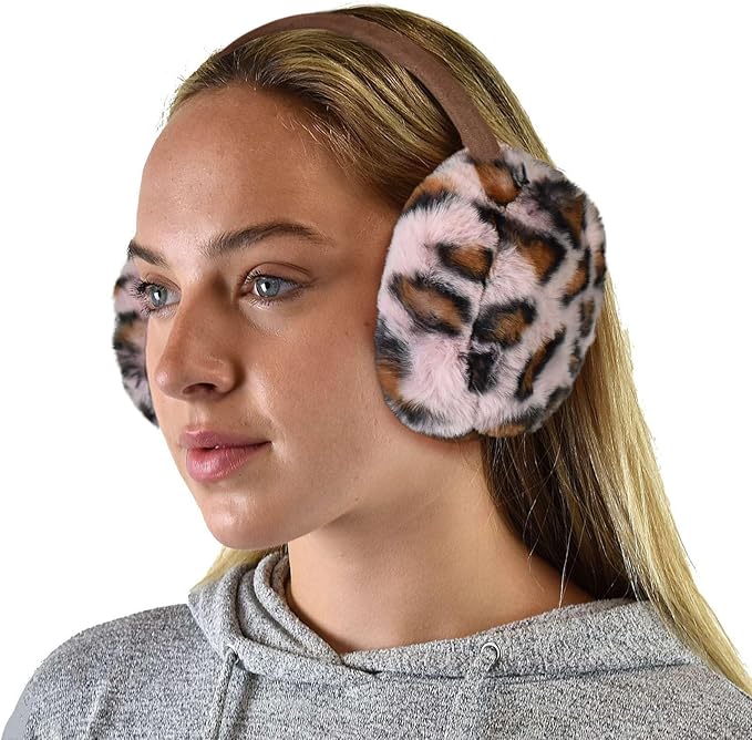 C.C Soft Winter Warm Adjustable Headband Ear Warmer Earmuffs